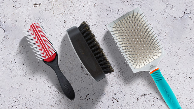 Traditional Nylon Bristle Brush Salon Brush Hair Brush Detangling Brus